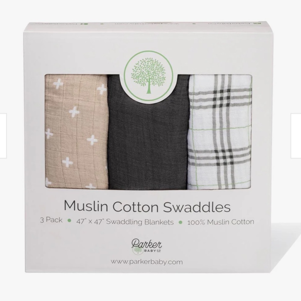 Parker Baby Set of 3 Swaddles